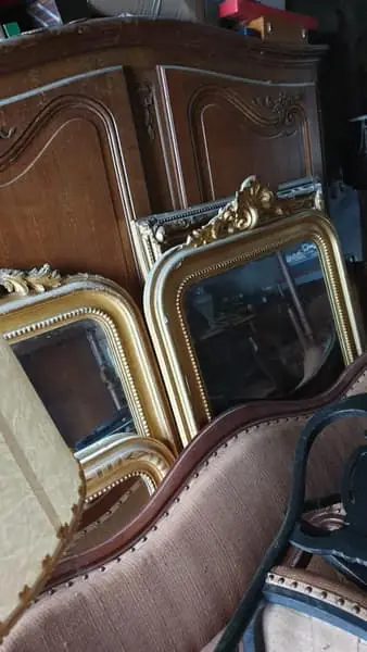 Miroirs dorés de style Louis-Philippe
